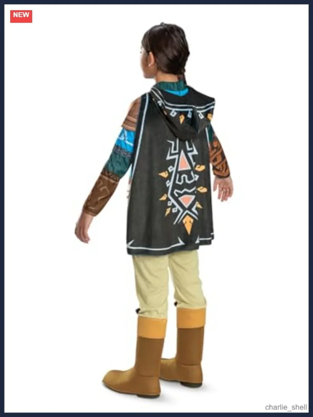 Link Tears of the Kingdom Deluxe Child Costume Jumpsuit Cape